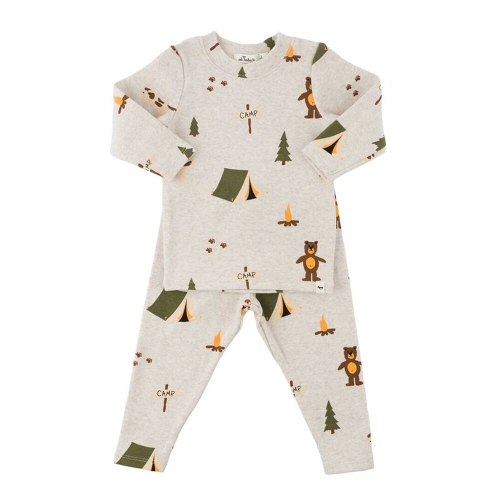 Oh Baby!  Camping Print 2Pc Set